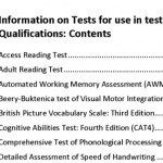 Test Information